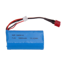 7.4V 1800mAh 10C 2S T Plug Li-ion Battery for RBRC RB1277A 1/12 RC Vehicels Model
