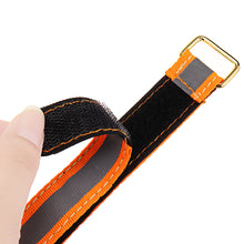 2Pcs RJX 20X350/400mm Thread Stitching Reflective Battery Strap Metal Buckle for RC Battery