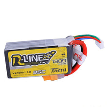 Tattu R-Line Version 1.0 14.8V 1300mAh 95C 4S XT60 Plug Lipo Battery For FPV RC Drone
