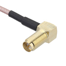 10CM RG316 RP-SMA Male to SMA Female/RP-SMA Female Right Angle RF Adapter Cable Extension Cord for RC Model RC Drone 