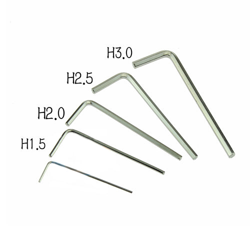 5pcs 0.9/1.5/2.0/2.5/3.0mm Mini Hexagon Hex Allen Key Wrench Screwdriver Set Tool Kit