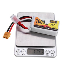 ZOP Power 14.8V 1000mAh 70C 4S Lipo Battery XT60 Plug for GEPRC CineRun HD3 3 Inch 3-4S CineWhoop 