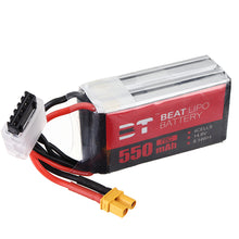 BT 14.8V 550mAh 75C 4S Lipo Battery XT30 Plug for FPV RC Drone