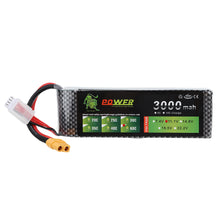 LION Power 11.1V 3000mAh 60C 3S Lipo Battery XT60 Plug for RC FPV Drone