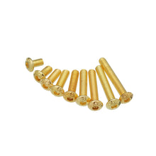 20Pcs LANTIAN 12.9 Half Round Head Plating Titanium Gold M3 5/6/8/10/12/14/16/18/20mm Hex Screw