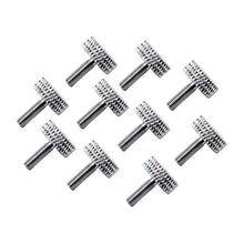 10Pcs RJXHOBBY M3x10mm Knurled Head Flat Point Fully Threaded Thumb Screw Fastener 