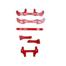 1 Set MA/AR Chassis Modification Set Kit With FRP Parts For Tamiya Mini 4WD RC Car Parts With Wheel 