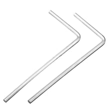 4Pcs 4mm Metal Silver Hex Key Hex Wrench for M5 M6 Hex Screw