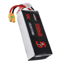 URUAV 22.2V 5000mAh 100C 6S Lipo Battery XT90 Plug with XT90 to XT60 Adapter Cable for RC Drone 