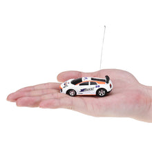 1PC 1/58 Electric Mini Coke Rc Car W/ LED Light Radio Remote Control Micro Racing Toy Random Color 