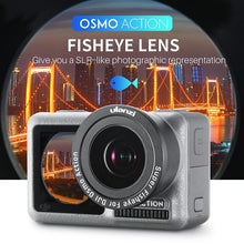 ULANZI OA-6 Super Fisheye Optical Glass Lens 180 Degree  For DJI Osmo Action Camera