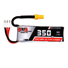 Gaoneng GNB 2S 7.6V 350mAh HV 4.35V 50C/100C Lipo Battery XT30 Plug for Beta75X RC Drone FPV Racing 