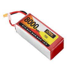 ZOP Power 22.2V 8000mAh 75C 6S Lipo Battery XT60 Plug for RC Drone 