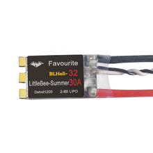 4X Favourite Littlebee FVT Summer 30A Blheli_32 2-6S DSHOT1200 Ready Brushless ESC w/ Current Limit
