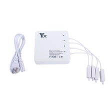 6-in-1 Multi Battery Dual USB Remote Controller Phone Charger Hub for DJI Mavic Air RC Drone 