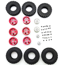 4X4 Rear Double RC Car Wheel For 1/16 WPL B14 B24 JJRC Q61 Military Truck Vehicle Models