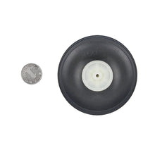 2 Pieces 89mm Diameter PU Simulation Wheel Wheels For RC Airplane 