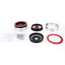 2PCS ZD Racing 2.2 inch Alloy Wheel Rim Hub Aluminum Beadlock for 1/10 RC Car Crawler Axial SCX10 