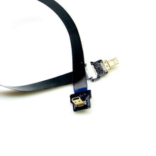 FPV Flat Slim HDMI Cable Micro to Micro HDMI 90 Degree Angle for FPV Monitor Camera