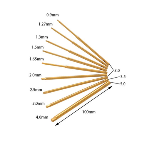 RJX Titanium 0.9/1.27/1.3/1.5/2.0/2.5/3.0/4.0mm Hex Screwdriver Bit Repairing Tool For RC models