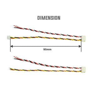 1PC FuriousFPV Silicone Cable Wire With GH Connector 95mm For FuriousFPV VTXs FPV Video Transmitter