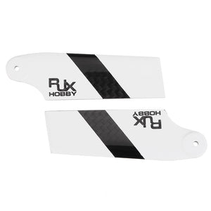 1Pair RJX Carbon Fiber 62mm Tail Blade For 450 RC Helicopter