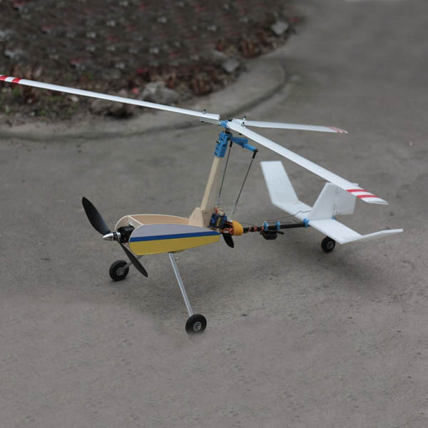 New Luobo V2S Dual Operation Autogyro Gyroplane Airplane Model KIT