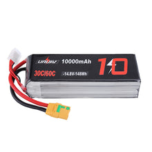 URUAV 14.8V 10000mAh 30/60C 4S Lipo Battery XT90 Plug for FPV RC Quadcopter Agriculture Drone