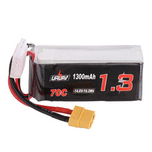 URUAV 14.8V 1300mAh 70C 4S Lipo Battery With XT60 Plug for Eachine Tyro99 FPV Racer Drone