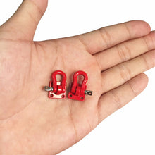 Trailer Hook Chain Tow Buckle Rescue Buckle for 1/10 Axial SCX10 90046 RC4WD D90 CC01 Rc Car Parts