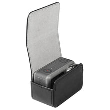 Portable Waterproof Leather Camera Bag Magnetic Adsorption Case Storage Bag Carrying Box For DJI OSMO Action/Sjcam/Xiaomi yi/Mi Jia