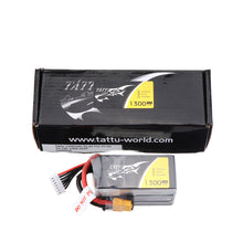 TATTU 22.2V 1300mAh 75C 6S XT60 Plug Lipo Battery for FPV RC Racing Drone