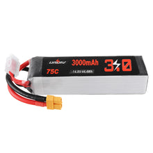 URUAV 14.8V 3000mAh 75C 4S Lipo Battery XT60 Plug for RC Racing Drone