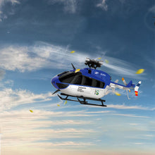 XK K124 2.4G 6CH Brushless EC145 3D6G System RC Helicopter 4PCS 3.7V 700mAh Lipo Battery Version Compatible With FUTAB-A S-FHSS
