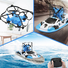 Global Drone GW123 2.4G 3 in 1 RC Boat Drone Car Sea Air Land Mode Aircraft Vehicles RTR Model