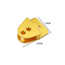 URUAV WPL 2Pcs Metal Earring For WPL B14 B24 B24 1/16 RC Car Parts Gold 