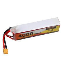 ZOP Power 14.8V 4000mAh 70C 4S Lipo Battery XT60 Plug for RC Racing Drone