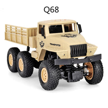 JJRC Q68 Q69 1/18 2.4G 4WD RC Vehicle Off-Road Military Truck Car RTR Model