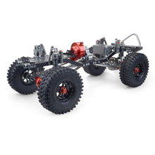 SCX10 1/10 4WD CNC All Metal Carbon Fiber RC Car Frame+540 Motor+60A Waterproof ESC+M1500 Servo Straight Bridge Version