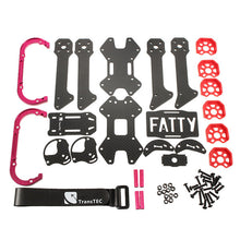 Transtec Fatty Lite 218mm Wheelbase 4mm 3K Carbon Fiber RC Drone FPV Racing Frame Kit 110g