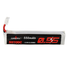 5Pcs URUAV 3.8V 550mAh 50/100C 1S HV 4.35V PH2.0 Lipo Battery for Emax Tinyhawk Kingkong/LDARC TINY Tinyhawk S Eachine Trashcan
