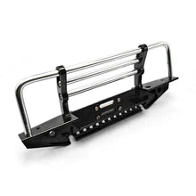 Aluminum Alloy D90 Axial 90046 Front Bumper Protector With LED Light For SCX10 SCX10 II RC Car Parts