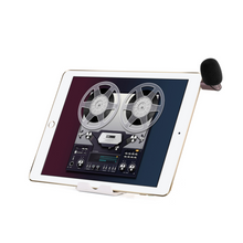 Micro Folding Microphone Vlog Recording Microphone 90 Degree Rotation Compatible with IOS /iphone/ipad/Macbook/Android 