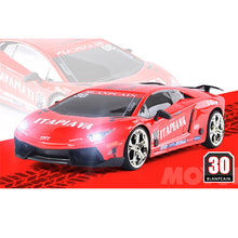 JHL 1/16 2.4G 4WD Drift Rc Car Titanium Alloy Shell with LED Light Racing Toys