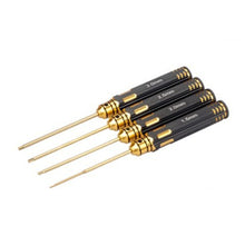 RC Parts 4 PCS 175mm Hexagonal Screwdriver 1.5/2.0/2.5/3.0MM HSS Titanium for RC Drone