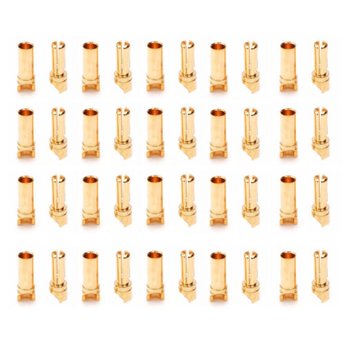 20 Pairs Amass 3.5mm Banana Plug AM-1001C Male & Female For RC Models