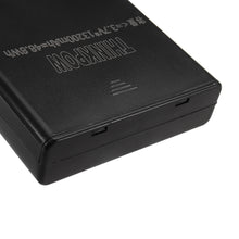 DIY 12V-24V Adjustable Battery Charger Power Box Holder with LED Light for 18650 Battery