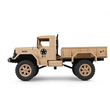 Wltoys 124301 1/12 2.4G 4WD 45cm 390 Bruhed Rc Car 1.2kg Load Off-road Military Truck RTR Toy