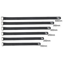 4Pcs RJXHOBBY 100-400mm Nylon Battery Straps Metal Buckle Black for Lipo Battery