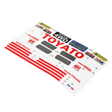 HG P407 1/10 RC Car Model Spare Parts DIY Stickers Decals Sheet for TOYATO Body Accessory
